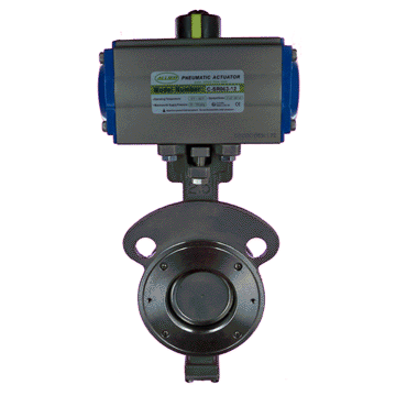 Butterfly Valve: Maxseal BW630SS-SS-S7-RR-CSR-80psi