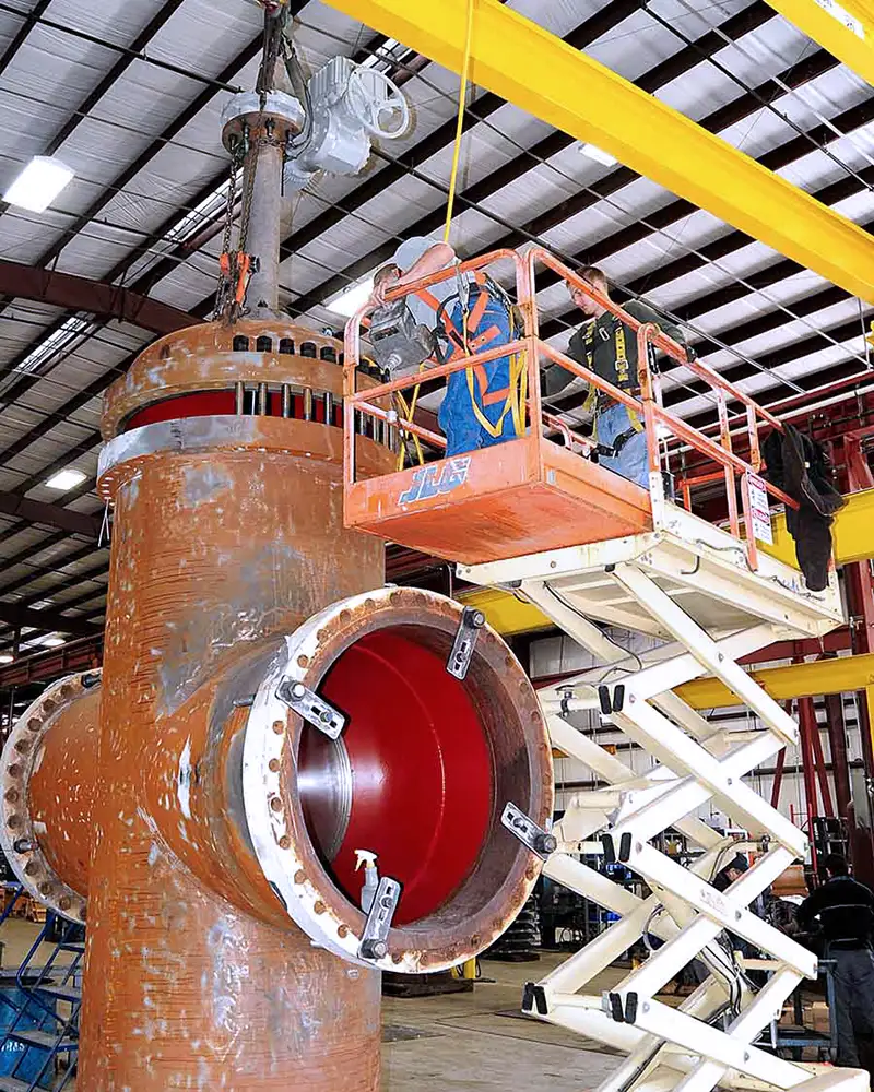 Direct-mount valve machining