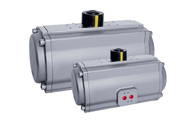 Vtork spring-return rack and pinion actuator