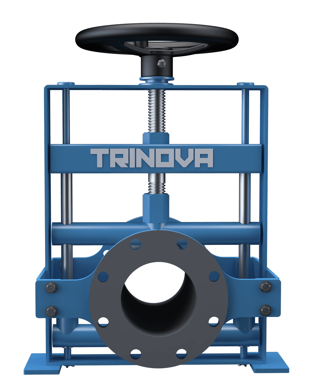 Trinova actuated valve assembly