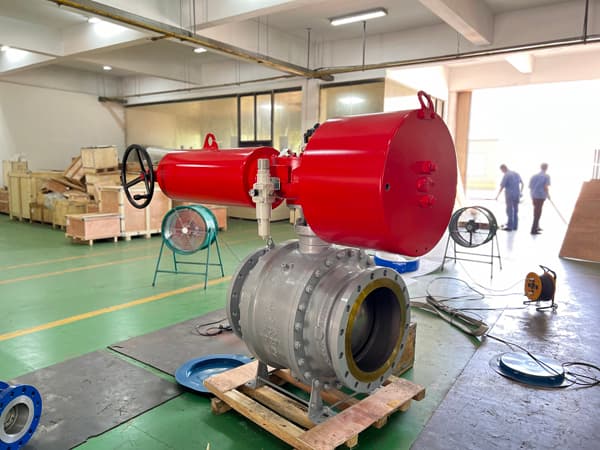 Butterfly and ball valve actuation